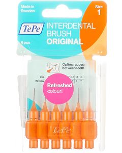Buy TePe Interdental Brush Original, assorted colors, diameter 0.45 mm, 6 pcs | Florida Online Pharmacy | https://florida.buy-pharm.com