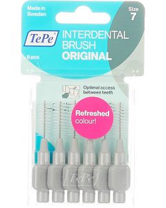 Buy TePe Interdental Brush Original, assorted colors, diameter 1.3 mm, 6 pcs | Florida Online Pharmacy | https://florida.buy-pharm.com