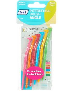 Buy TePe Interdental Brush Angle interdental brushes, different diameters, 6 pcs | Florida Online Pharmacy | https://florida.buy-pharm.com