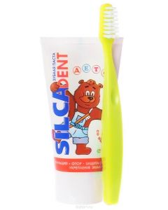 Buy Silca Dent Cola flavored children's toothpaste with toothbrush assorted colors  | Florida Online Pharmacy | https://florida.buy-pharm.com