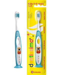 Buy Toothbrush Dentissimo, children, from 2 to 6 years old, color in assortment | Florida Online Pharmacy | https://florida.buy-pharm.com