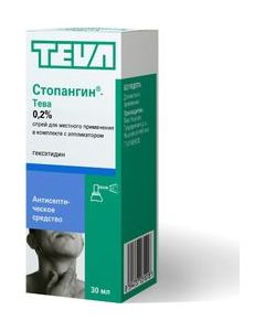 Buy Stopangin-Teva spray for local use, with applicator, 0.2%, 30 ml | Florida Online Pharmacy | https://florida.buy-pharm.com