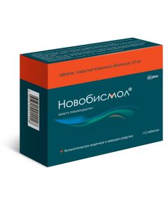 Buy Novobismol Tablets p / o 120 mg, No. 112 | Florida Online Pharmacy | https://florida.buy-pharm.com