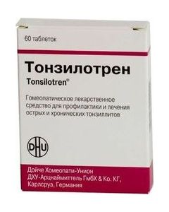 Buy Tonsilotren tablets for sucking, # 60  | Florida Online Pharmacy | https://florida.buy-pharm.com