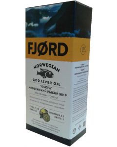 Buy BAA for food FJORD 'Norwegian fish oil', from cod liver, lemon flavor, 200 ml | Florida Online Pharmacy | https://florida.buy-pharm.com