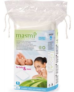 Buy Masmi Natural Cotton Natural cotton pads rectangular 60 pcs | Florida Online Pharmacy | https://florida.buy-pharm.com