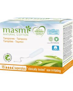 Buy Natural tampons Masmi Natural Cotton Super Plus 15 pieces | Florida Online Pharmacy | https://florida.buy-pharm.com