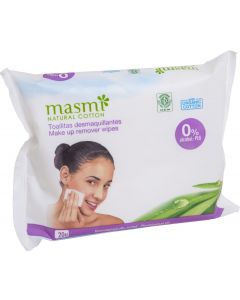 Buy Masmi Natural wet wipes Natural Cotton for removing makeup 20 pcs | Florida Online Pharmacy | https://florida.buy-pharm.com