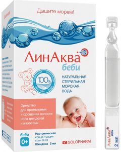 Buy LinAkva means for washing baby nasopharynx Solopharm, 0,9 %, 2 ml | Florida Online Pharmacy | https://florida.buy-pharm.com