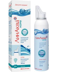 Buy LinAqua Norm spray for washing and irrigation of the nasal cavity, 125 ml | Florida Online Pharmacy | https://florida.buy-pharm.com