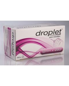Buy DROPLET Pen Needles 29G, Pack, 0.33mm X 12mm, 100 Pieces | Florida Online Pharmacy | https://florida.buy-pharm.com