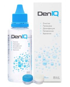 Buy DenIQ Solution for contact lenses, with container, 360 ml | Florida Online Pharmacy | https://florida.buy-pharm.com